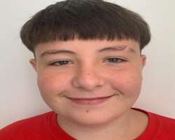 He loves to experiment new looks on him by trying various new haircuts.